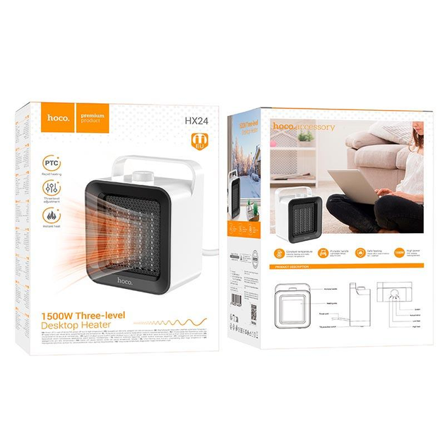 HX24 Încălzitor electric 1500W (EU) – Alb [7]