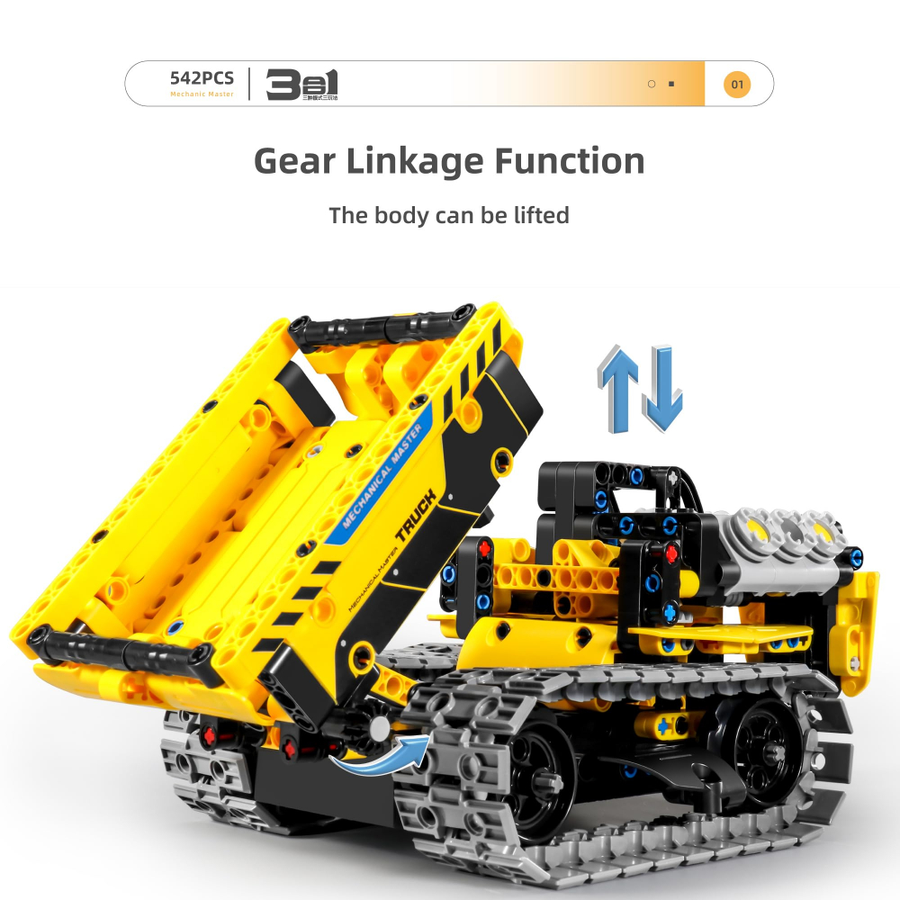 iM.Master Bricks R/C Bulldozer 3in1.R/C & APP Progamming.452 PCS [3]