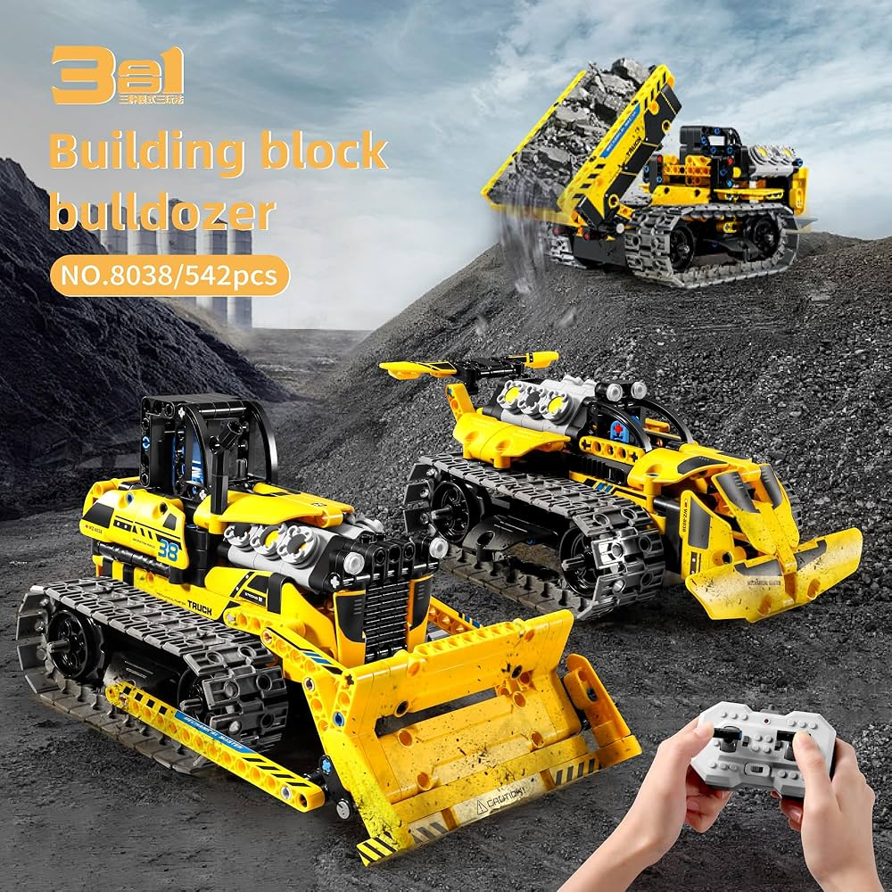 iM.Master Bricks R/C Bulldozer 3in1.R/C & APP Progamming.452 PCS [2]