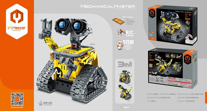 iM.Master Bricks R/C Robot 3in1.R/C & APP Progamming.452 PCS [3]