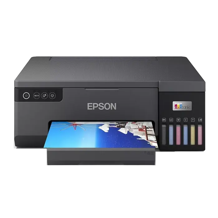 Imprimantă foto Epson EcoTank L8050 A4 (6 culori, CISS integrat, Wi-Fi, Ethernet, Negru) [4]