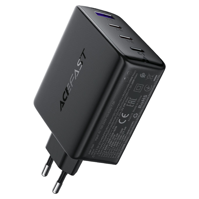 Зарядное устройство A94 PD100W GaN 2 (3×USB-C + USB-A) – Мощность и надёжность в одном устройстве [1]