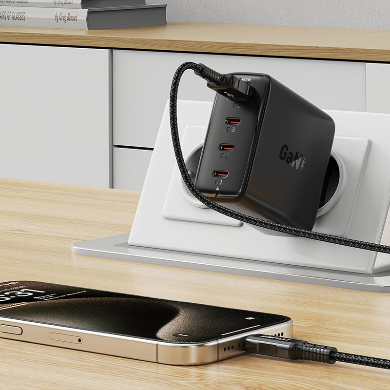 Зарядное устройство A94 PD100W GaN 2 (3×USB-C + USB-A) – Мощность и надёжность в одном устройстве [5]
