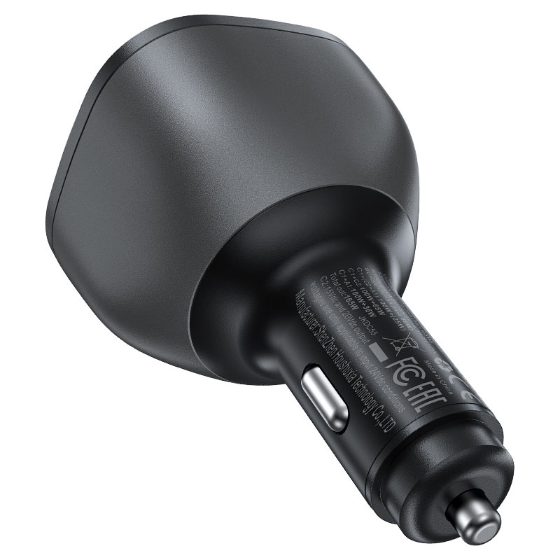 Автомобильное зарядное устройство B14 165W 3-в-1 (2xUSB-C + USB-A) — Мощность, стиль и надёжность в дороге [3]