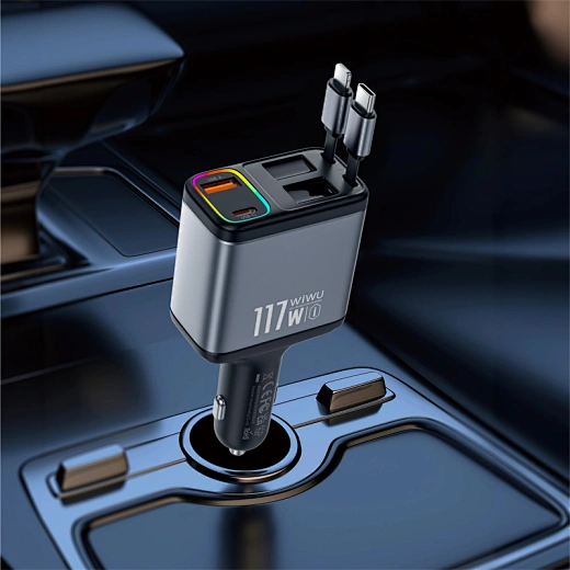 Încărcător auto rapid WiWU Exeed 117W QC+PD – Wi-QC027 [4]