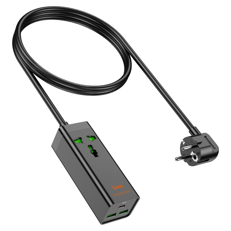 Настольное зарядное устройство AC9A Talent – розетка + 3 USB-порта (USB-C PD30W + 2x USB-A), европейский стандарт [2]