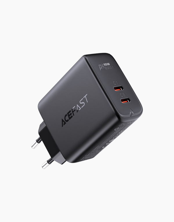Încărcător dual ACEFAST A9 PD40W (USB-C + USB-C) Negru [2]