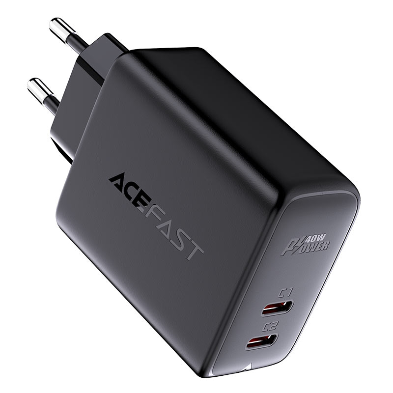 Încărcător dual ACEFAST A9 PD40W (USB-C + USB-C) Negru [3]