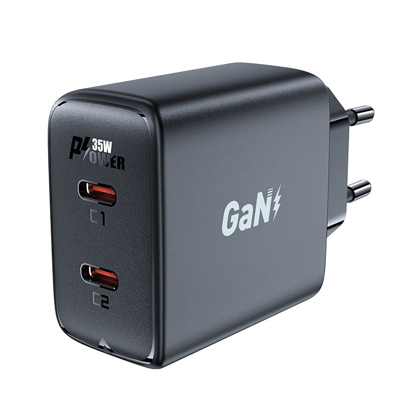 Зарядное устройство GaN A49 PD35W (USB-C + USB-C) – Мощность и компактность в одном [1]
