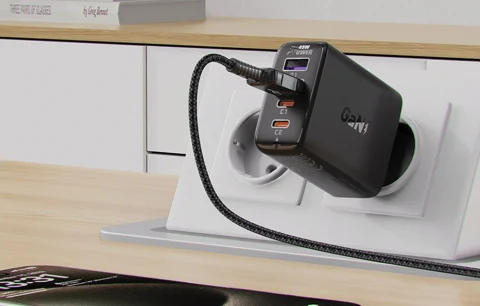 Зарядное устройство A61 PD45W GaN (2×USB-C + 2×USB-A) – Быстрая зарядка для всех ваших устройств одновременно [2]