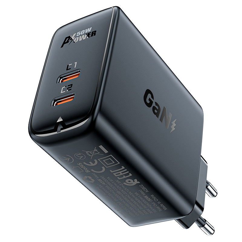Зарядное устройство A29 PD50W GaN (2x USB-C) – Компактность и мощность для каждого дня [1]