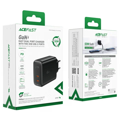 Зарядное устройство A29 PD50W GaN (2x USB-C) – Компактность и мощность для каждого дня [5]