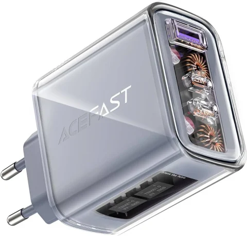 Зарядное устройство A45 Sparkling Series PD65W GaN (2x USB-C + USB-A) – Высокая мощность и технологичный дизайн [4]