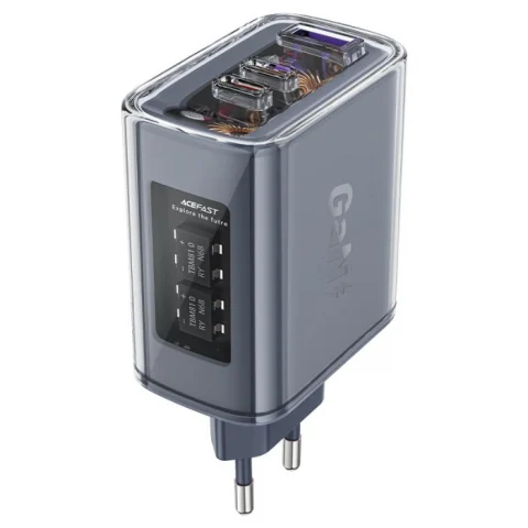 Зарядное устройство A45 Sparkling Series PD65W GaN (2x USB-C + USB-A) – Высокая мощность и технологичный дизайн [3]