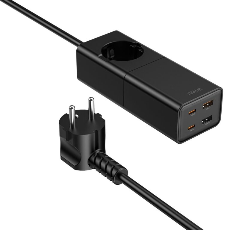 Încărcător rapid 100W GaN Power Strap Wi-S004 – Încărcare USB-C, USB-A | Mobishop.md [2]
