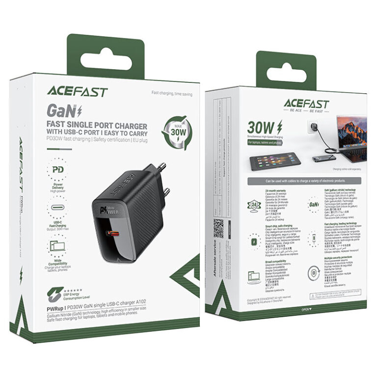Încărcător USB-C A102 PD30W GaN – Putere maximă într-un format compact [7]
