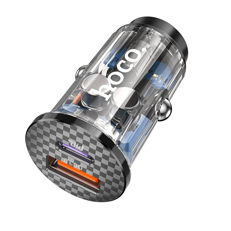 Автомобильное зарядное устройство HOCO DZ3 Max PD20W+QC3.0 [8]