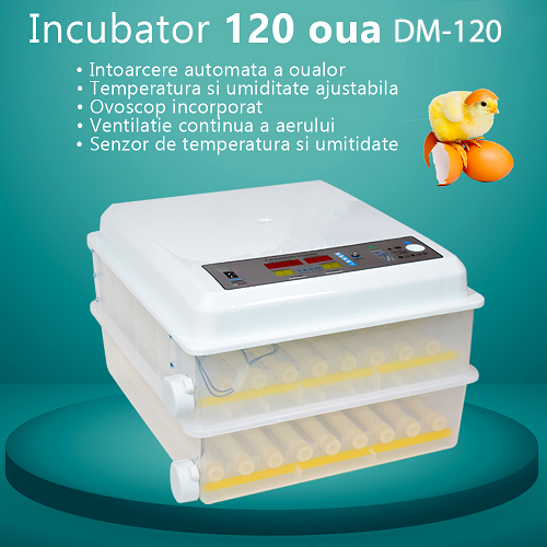 Incubator automat pentru ouă Demetra DM-120 - ecloziune eficientă [3]