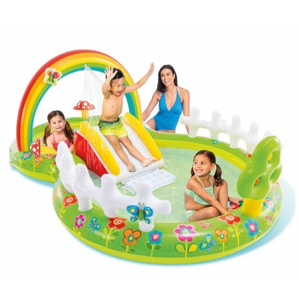 Надувной игровой центр Intex «Мой сад» – летние игры для малышей! [2]