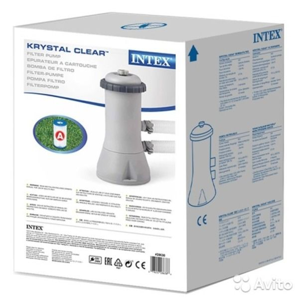 INTEX Pompă cu filtru – cartuș “Krystal Clear C1000”, capacitate 3785 L/h [2]