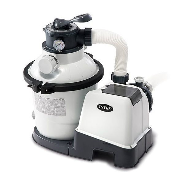 INTEX Pompă de filtrare cu nisip “Krystal Clear SX1500”, rezervor de nisip 12kg, capacitate 5700 L/h [1]
