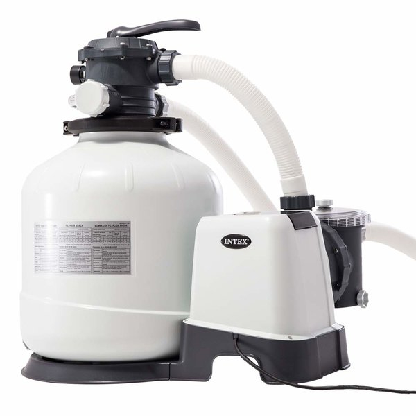 INTEX Pompă de filtrare cu nisip “Krystal Clear SX3200”, rezervor de nisip 24kg, capacitate 12000 L/h [1]