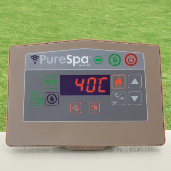 INTEX PureSpa Chevron Deluxe Square Bubble [5]