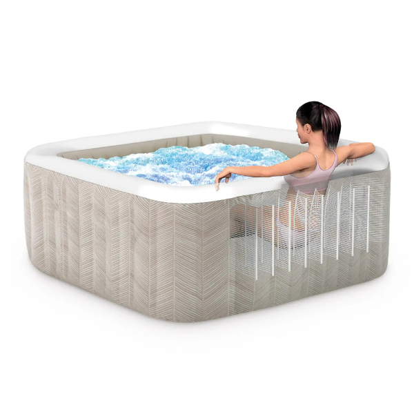 INTEX PureSpa Chevron Deluxe Square Bubble [3]