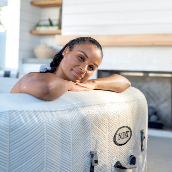 INTEX PureSpa Chevron Deluxe Square Bubble [6]
