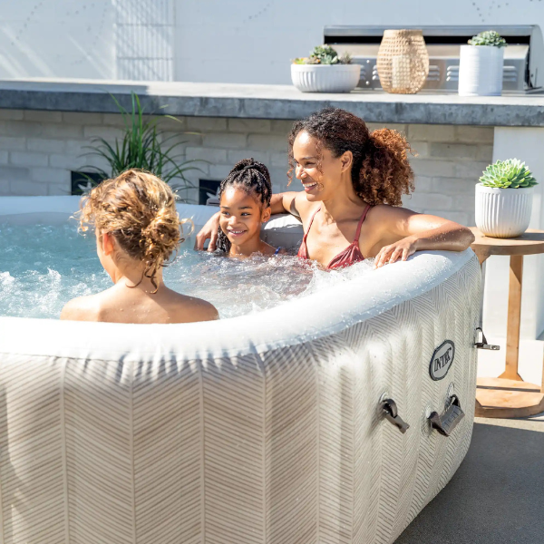 INTEX PureSpa Chevron Deluxe Square Bubble [7]