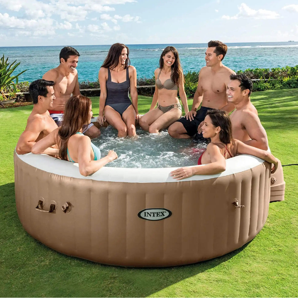 INTEX Sahara Tan Round Bubble Spa [7]