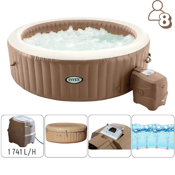 INTEX Sahara Tan Round Bubble Spa [1]