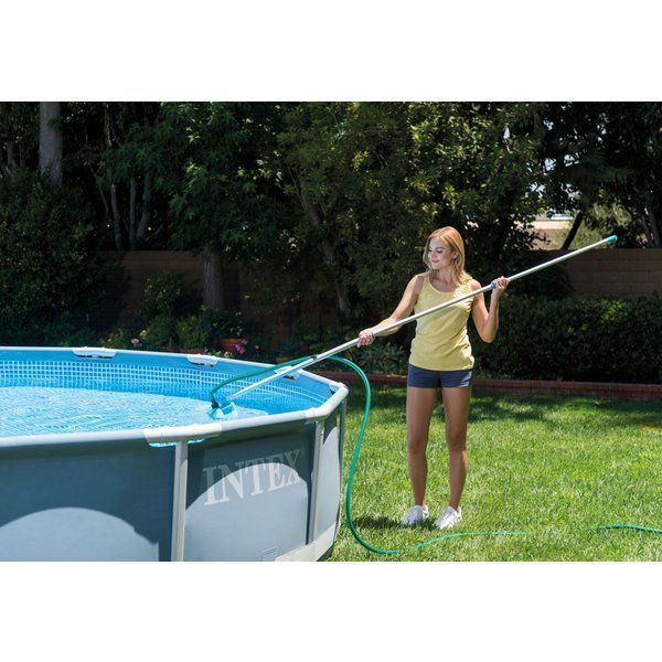 INTEX Set de curățare a piscinei: mâner telescopic de 239 cm, plasă, duză de aspirare cu pungă [4]