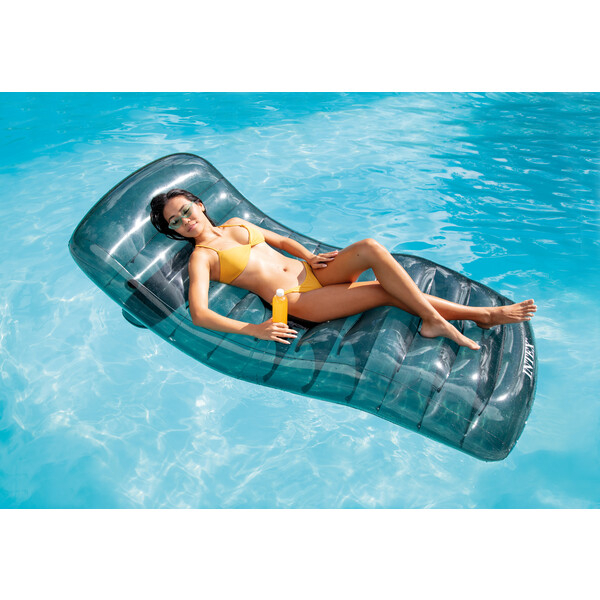 INTEX Şezlong gonflabil pentru înot 191х99 cm cu suport pentru pahar, până la 100 kg [2]