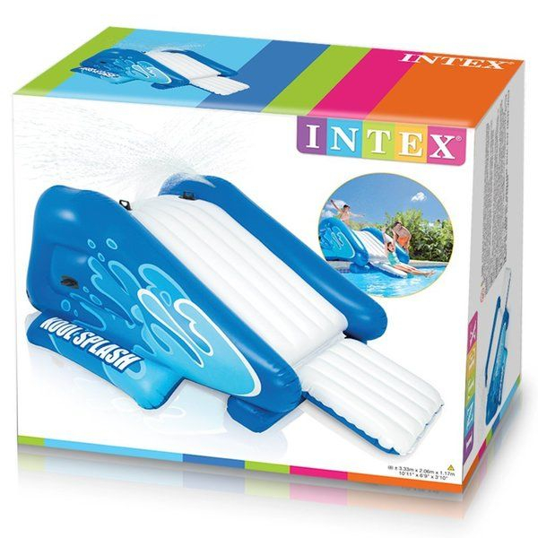 INTEX Tobogan gonflabil Stropi răcoroși 333x206x117 cm cu aspersor, până la 80 kg, 6+ [4]