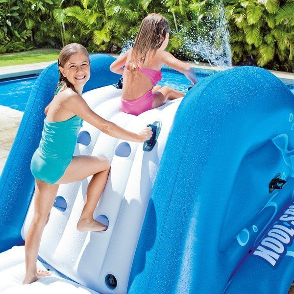 INTEX Tobogan gonflabil Stropi răcoroși 333x206x117 cm cu aspersor, până la 80 kg, 6+ [3]