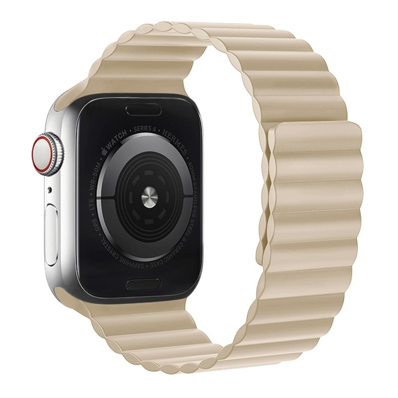 iWatch WA07 Seria Flexibilă curea din silicon cu linkuri (38/40/41mm) culoare stea [1]