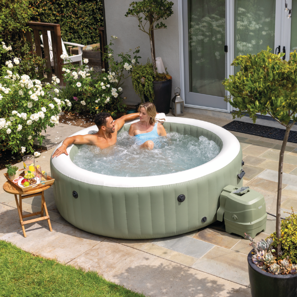 Надувное джакузи SPA INTEX Bubble Massage (216 x 71 см, 6 человек) [2]