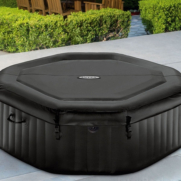 Intex Jacuzzi SPA gonflabil Jet & Bubble Deluxe Octagon 218x71 cm, 1098L, 6 persoane, cu hidromasaj și generator de clor [8]
