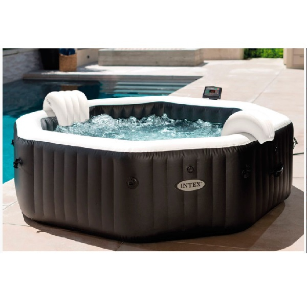 Intex Jacuzzi SPA gonflabil Jet & Bubble Deluxe Octagon 218x71 cm, 1098L, 6 persoane, cu hidromasaj și generator de clor [4]