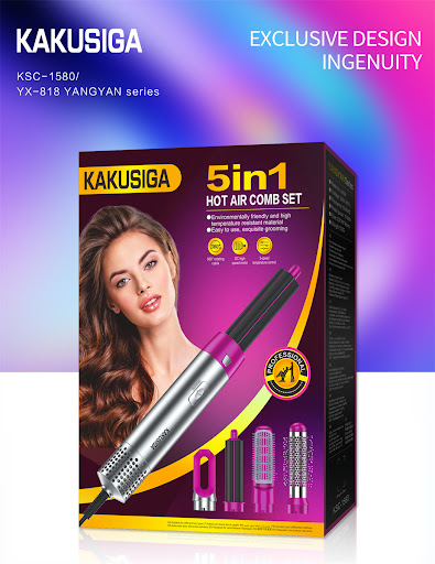 KSC-1580 YANGYAN – Set automat de coafat 5-în-1 pentru bucle perfecte și păr impecabil! [2]