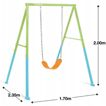 Leagăn cu 2 scaune detașabile INTEX 170x235x200 cm [2]
