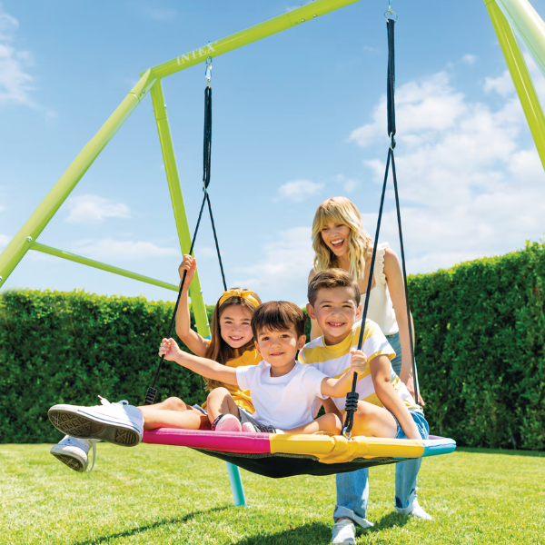 Leagăn-cuib pentru copii INTEX 140 x 81 x 81 cm – Distracție și relaxare în siguranță [4]