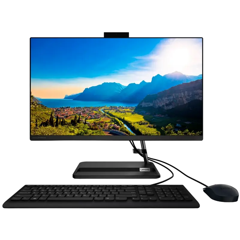 Lenovo AIO IdeaCentre 3 24ALC6 Black (23.8" FHD IPS Ryzen 5 7430U 2.3-4.3GHz, 16GB, 512GB, No OS) [1]