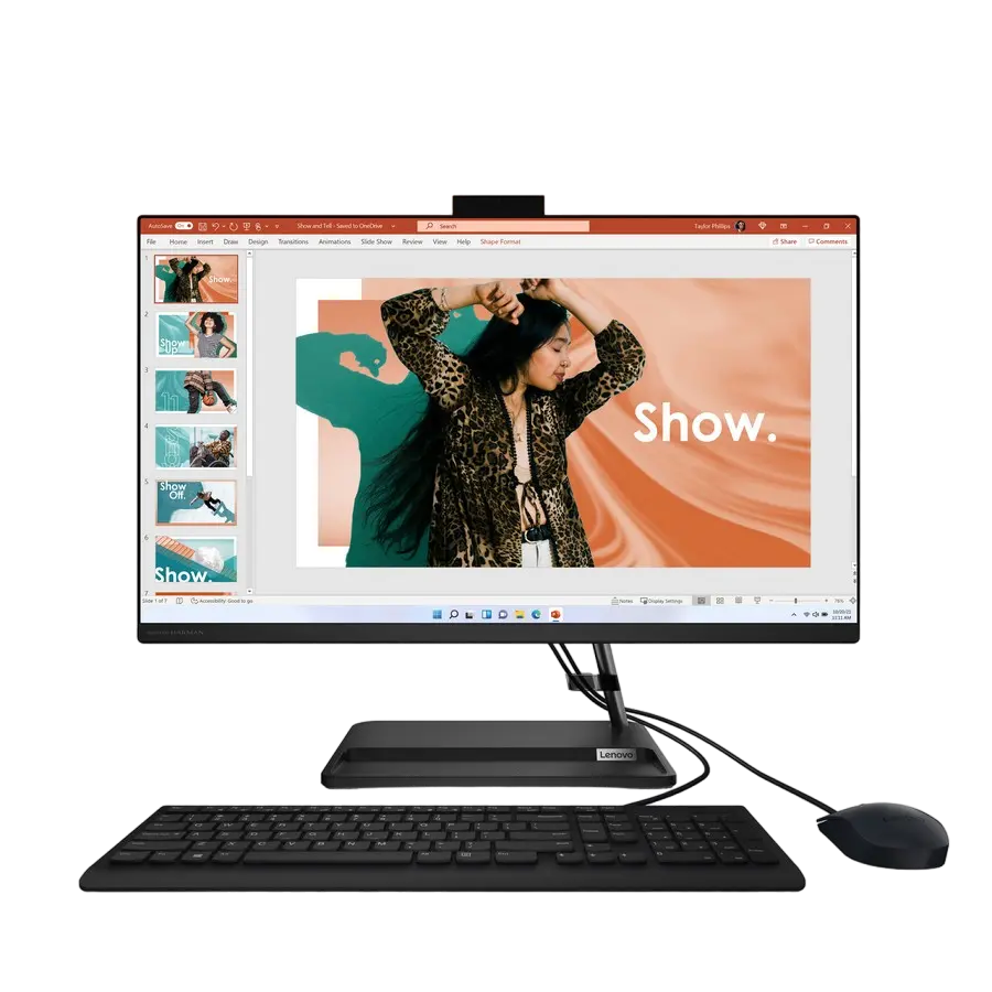 Lenovo AIO IdeaCentre 3 27IAP7 Black (27" FHD IPS Core i7-13620H 2.4-4.9GHz, 16GB, 1TB SSD, No OS)
 [1]