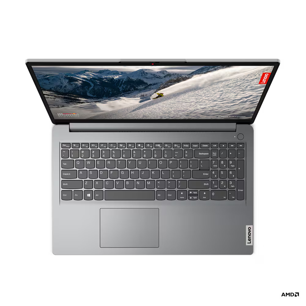 Lenovo IdeaPad 1 15AMN7, 15.6 inch, AMD Ryzen 5 7520U, 16 GB RAM, 512 GB SSD, AMD AMD Radeon, Free DOS, Cloud Grey [2]