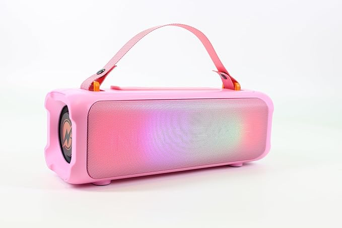 LGP BLAZOOKA 703 roz, 100W, Microfon wireless (Boxă portabilă Bluetooth cu microfon wireless, 3h autonomie, încărcare USB-C) [6]