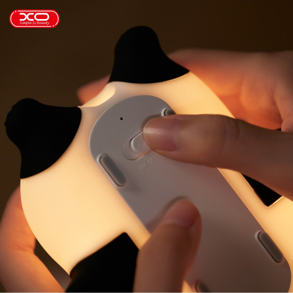Lumină Pat Panda din Silicon 1200mAh – Lumină LED pentru Copii OZ10 [4]
