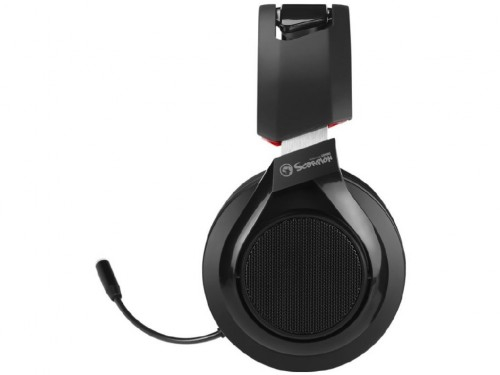 Marvo Headset Wireless HG9080W Stereo + 3.5mm, (PC, PS4), Black [4]