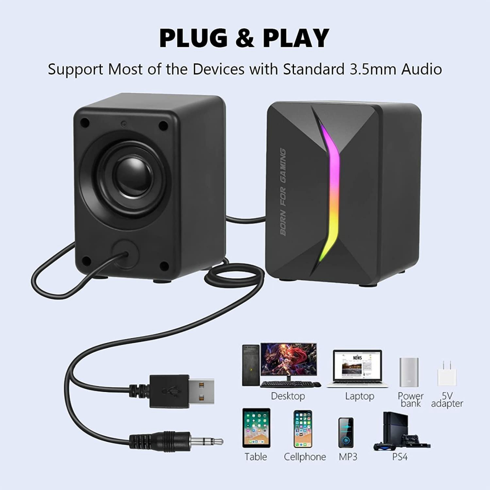Marvo Speaker SG-235, 2.1 11W, Black [2]